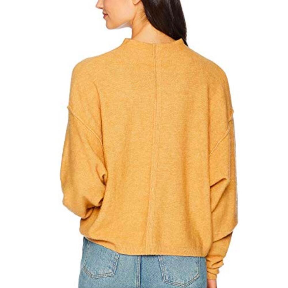 Free People Breakaway Mock Neck Pullover Sweater Desert Sand Small Dolman Sleeve - Picture 3 of 10